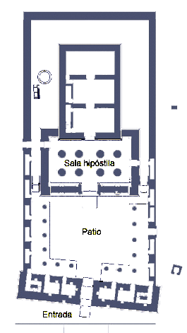 Mapa - Plano del Templo de Kalabsha